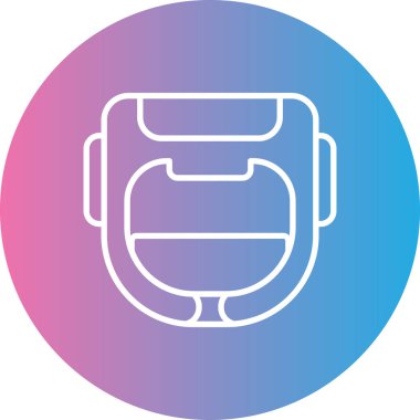 Modern simgenin vektör illüstrasyonu