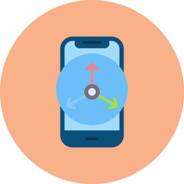 Telefon vektör simgesi modern basit vektör illüstrasyonu