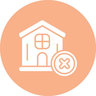 Hastane. Web simgesi basit illüstrasyon