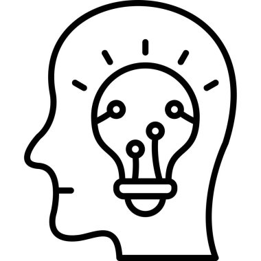 Yaratıcı ampul vektör illüstrasyonu