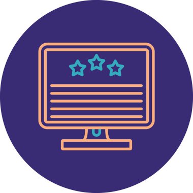 seo modern simgesinin vektör illüstrasyonu