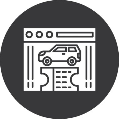 Otomatik tamir simgesinin vektör illüstrasyonu