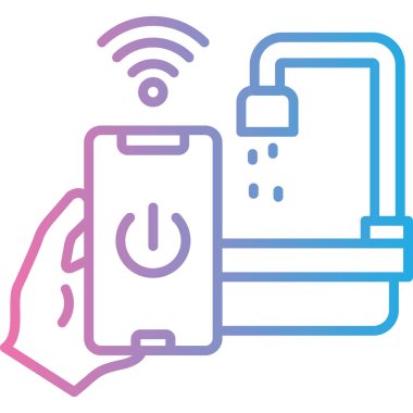 Elektronik ödeme terminali simgesi - taslak biçimi