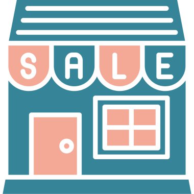 Satış. Web simgesi basit illüstrasyon