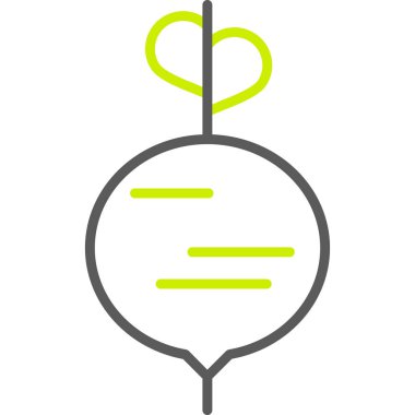 meyve ikonu vektör illüstrasyonu