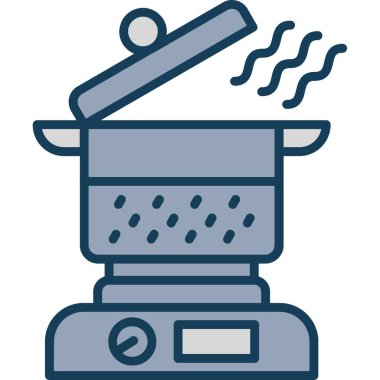 Mutfak pişirme simgesi - taslak biçiminde