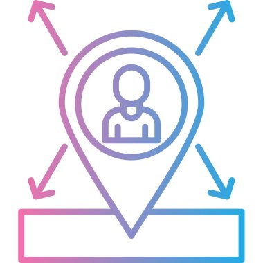 seo modern simgesinin vektör illüstrasyonu