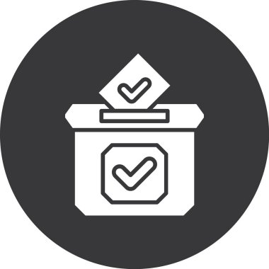 onay kutusu simgesi vektör çizimi