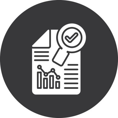 Kontrol listesi düz yuvarlanmış vektör simgesi