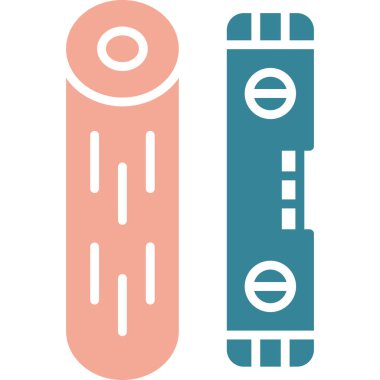 Bir çift notanın vektör çizimi