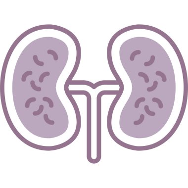 İnsan organ ikonu. Beyaz arkaplanda izole edilmiş web tasarımı için insan organı ikonu