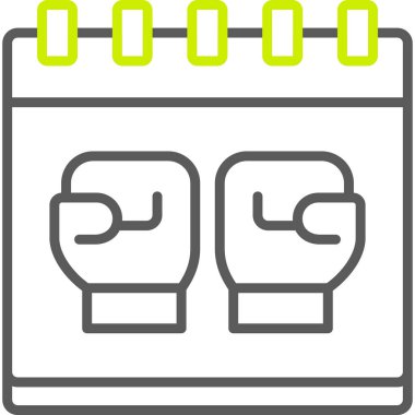 Takvim. Web simgesi basit illüstrasyon