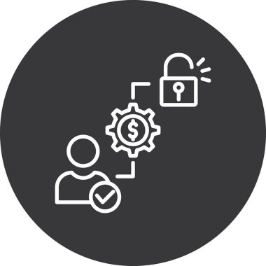 seo modern simgesinin vektör illüstrasyonu