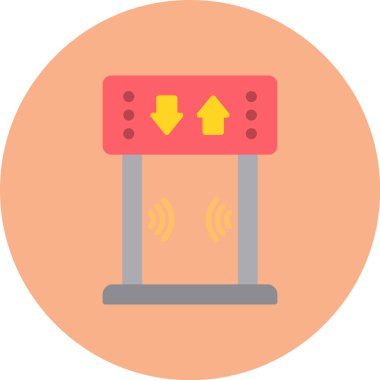 İşaret. Web simgesi basit illüstrasyon