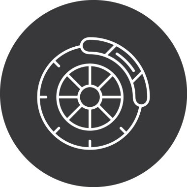 Bir b simgesinin vektör illüstrasyonu