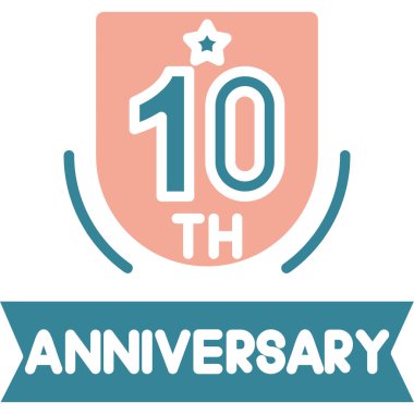 10 numaralı yıldönümü amblemi