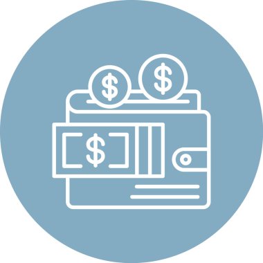 para vektörü kabartma renk simgesi