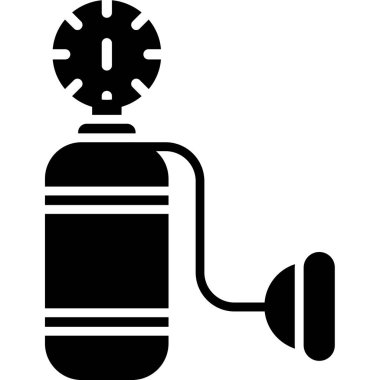 Elektrik dolgu simgesinin vektör illüstrasyonu