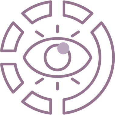 eye icon modern vector illustration