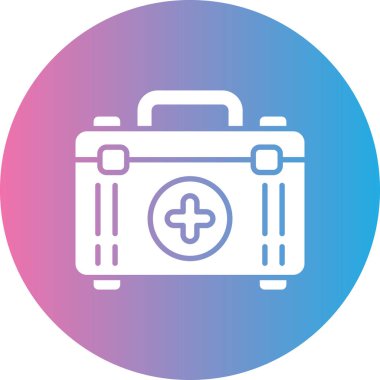 Modern tıbbi simgenin vektör illüstrasyonu