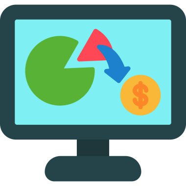 bilgisayar ekranı dolar simgesi