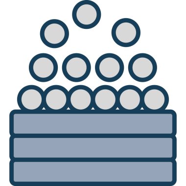 taşıyıcı düz vektör simgesi