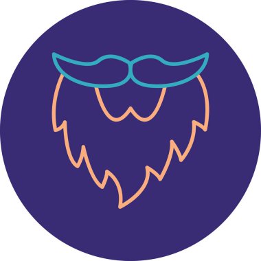 Çizgi film simgesinin vektör çizimi