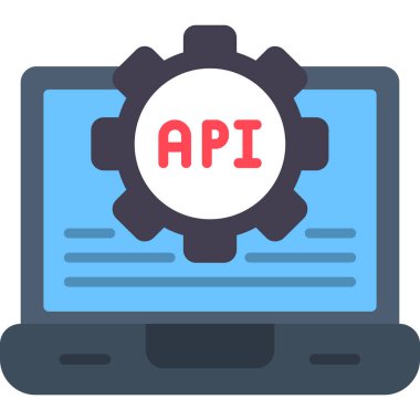 Simge vektör illüstrasyonu programlanıyor