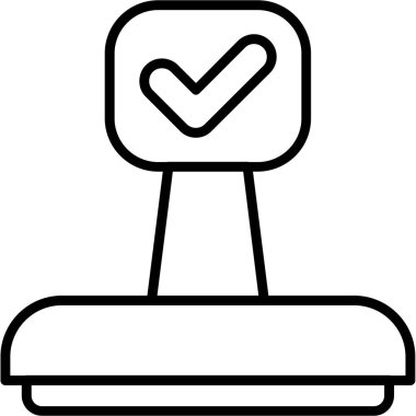 onay denetimi simgesi