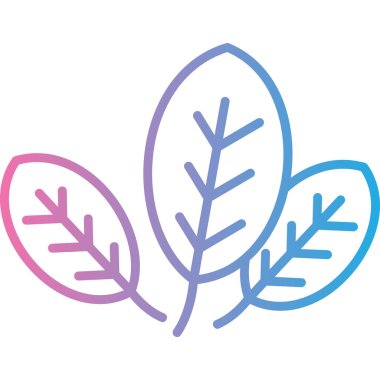 Güzel yapraklar ve çiçekler dekoratif.