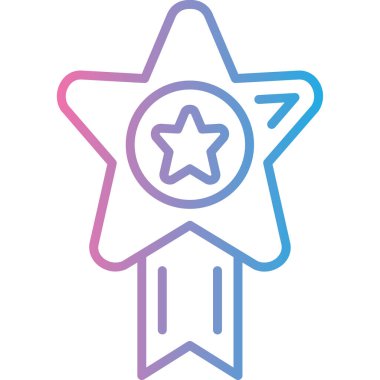 yıldız simgesi vektör illüstrasyonu