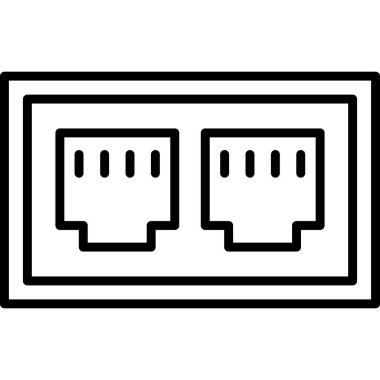 ağ simgesi, vektör illüstrasyon tasarımı