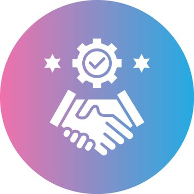 Bir dişli simgesinin vektör illüstrasyonu