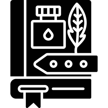 Petrol bitkisi ikon vektör illüstrasyonu