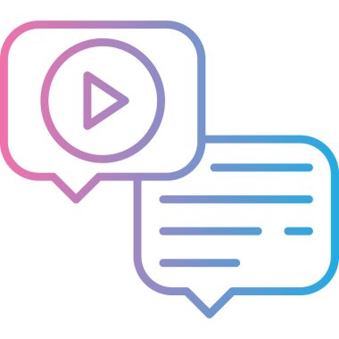 Görüntülü konuşma. Web simgesi