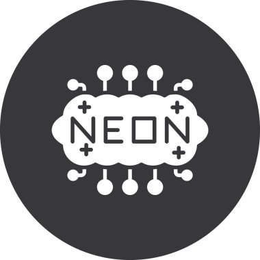 Gri çizgi dijital ağ teknolojisi simgesi beyaz arkaplanda izole edildi. ağ bağlantısı veri kavramı. küresel veri ağı bağlantısı. Beyaz daire düğmesi. vektör.