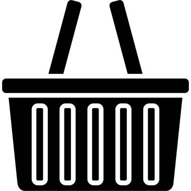 Alışveriş arabası vektör simgesi