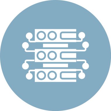 Modern b 'nin vektör illüstrasyonu eksik simgesi