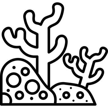 Kaktüs bitkisi kaktüsü ikonu