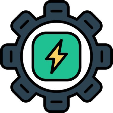 enerji elektrik enerji simgesi