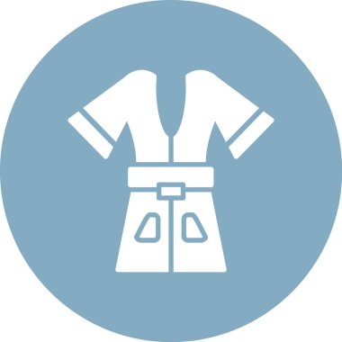 Elbise. Web simgesi basit illüstrasyon