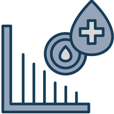 grafik ikonu vektör illüstrasyonu