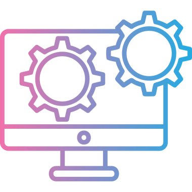 Web simgesi vektör illüstrasyonu