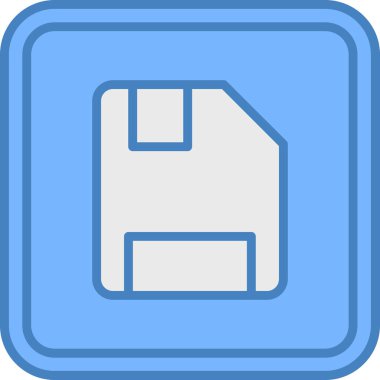 Sür. Web simgesi basit illüstrasyon