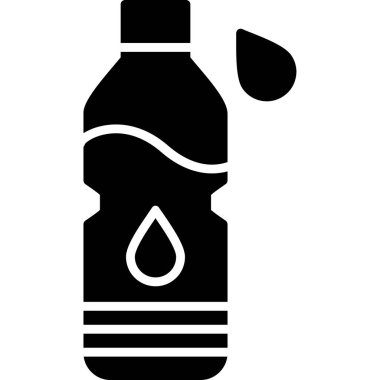 şişe simgesi vektör illüstrasyonu