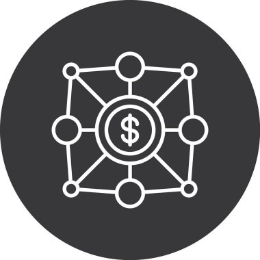 vektör para simgesi illüstrasyonu