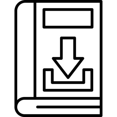 Simge indir, vektör illüstrasyonu