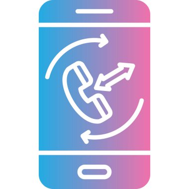 Vektör Mobil simge illüstrasyonu