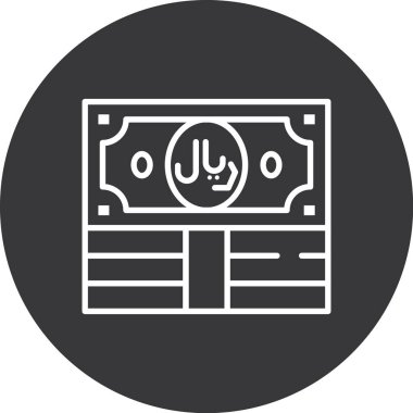 Dolar işaretli bir banknotun vektör çizimi