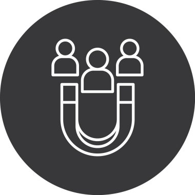 seo modern simgesinin vektör illüstrasyonu